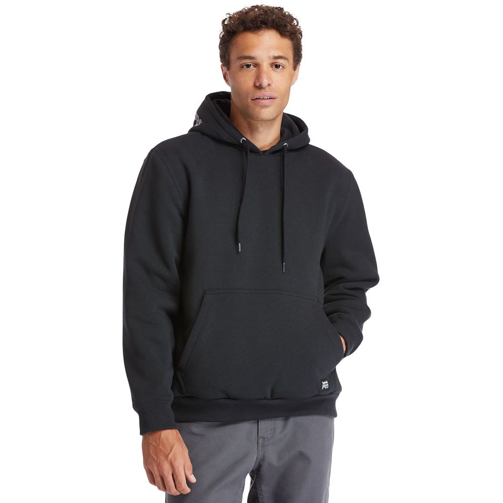 Timberland Φουτερ Ανδρικα Μαυρα - Pro® Double-Duty Heavyweight Hoodie - Greece 4057162-FT